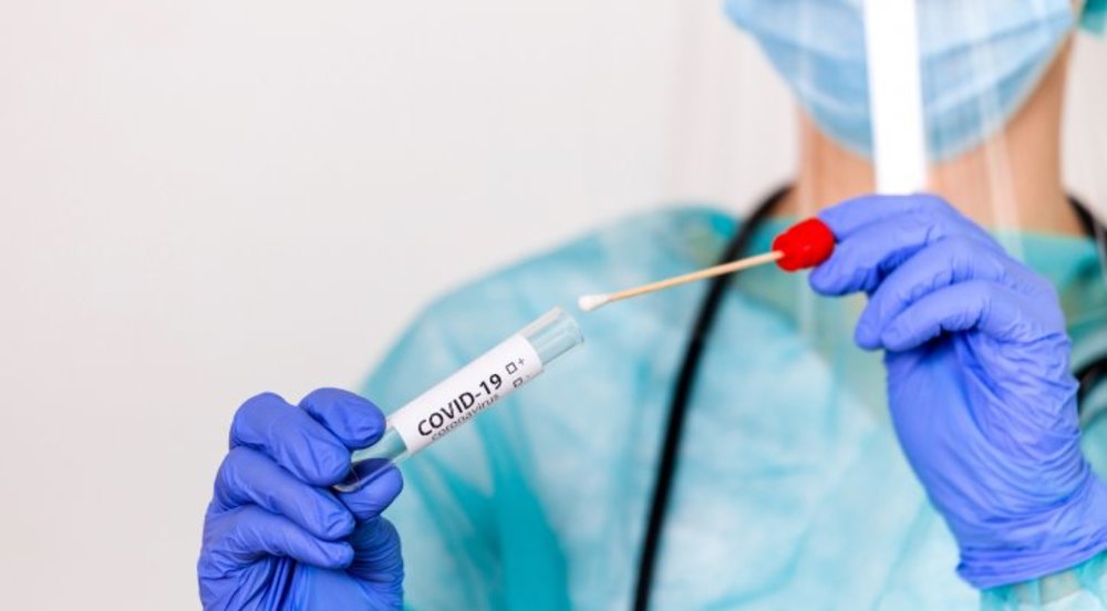 covid test tube