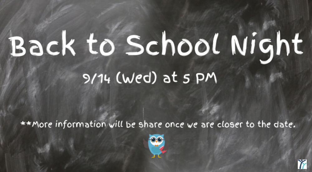 Back to school night 
