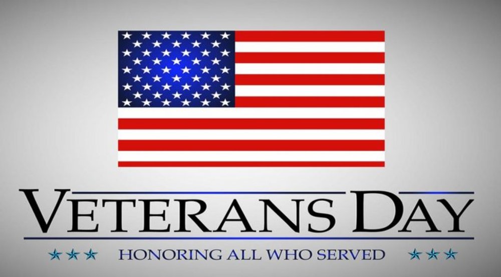 Veterans Day- No school 