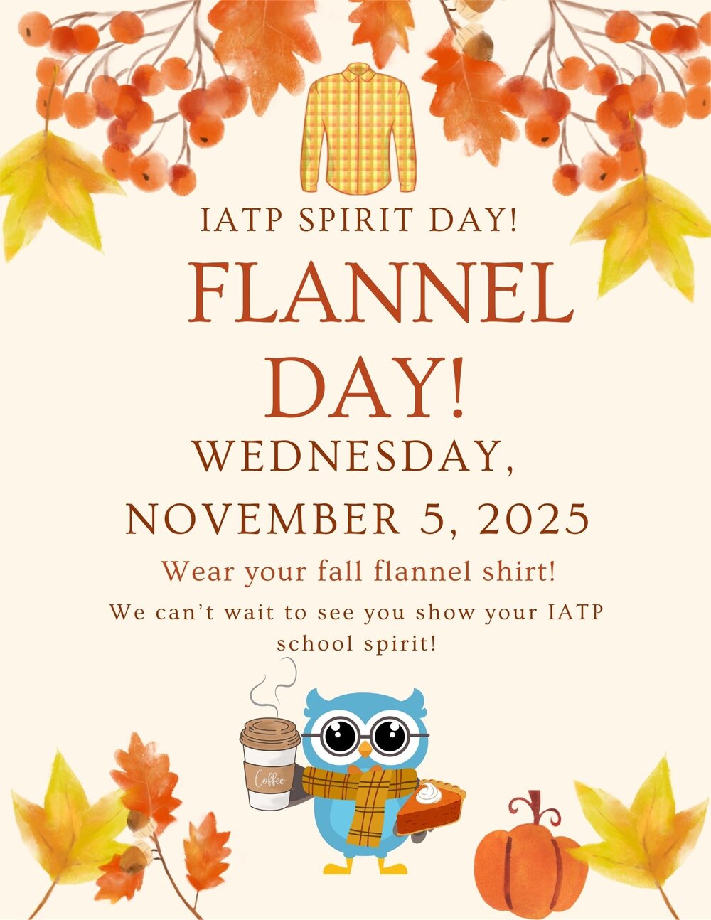 IATP Spirit Day! Flannel Day!
