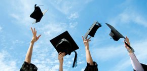 graduation Hat toss 