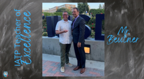 Teacher of excellence Mr. Beutner 