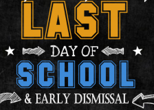 Last day of school sign