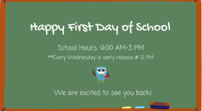First day of school