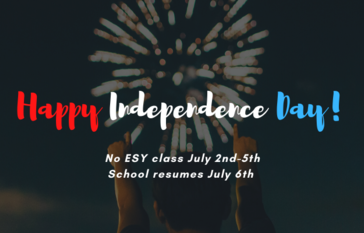 no ESY due to 4th of July 