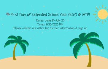 Extended School year dates and time