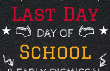 Last day of School sign 