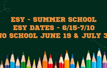 ESY Summer School Info